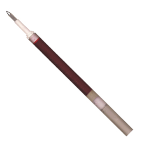 12 REFILLS ROLLER ENERGEL 0.7mm ROSSO LR7 PENTEL